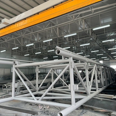 Steel Truss Support System Fabricated For Pipelines Steel Structure