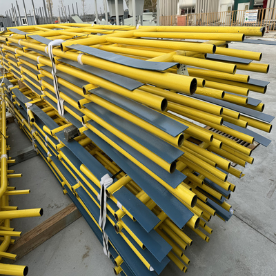 OEM Steel Structure Carbon Steel Welding Guardrail Painting / Galvanized