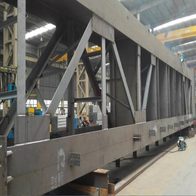Lattice Steel Column Steel Structure Fabrication For Workshop Warehouse Construction