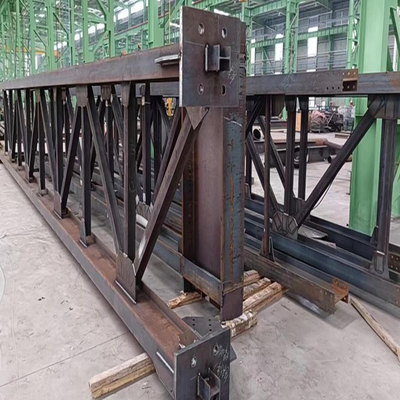 Lattice Steel Column Steel Structure Fabrication For Workshop Warehouse Construction