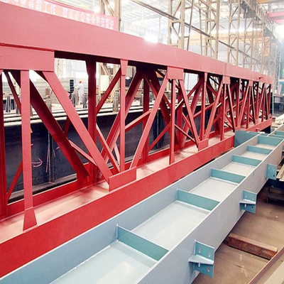Lattice Steel Column Steel Structure Fabrication For Workshop Warehouse Construction