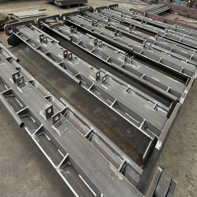 Feeder Steel Chain Plate Heavy Steel Fabrication Custom Chain Conveyer