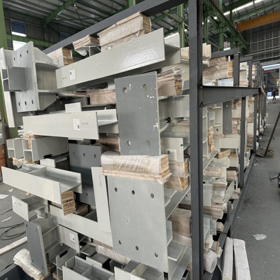 Quick Install Prefab Galvanized Steel Structure Fabrication With Protective Paint Coating