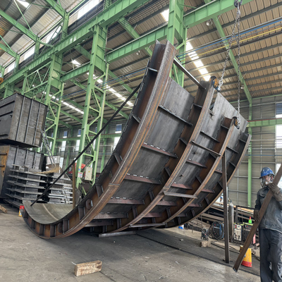 Q235B Q355B Steel Structure Fabrication Forming And Bending For Complex Structural