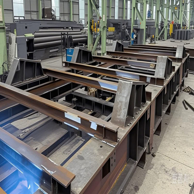 Equipment Framework Steel Structure Support Fabrication With Painting Galvanized Surface