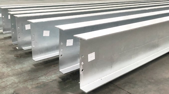 Pre Engineered Box Section Steel Building System Prefab Construction For Logistics Centers / Plants