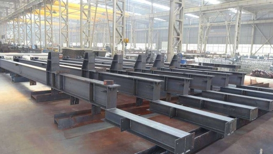 Q235B Q355B Steel Beam Fabrication With Painting Galvanized Surface