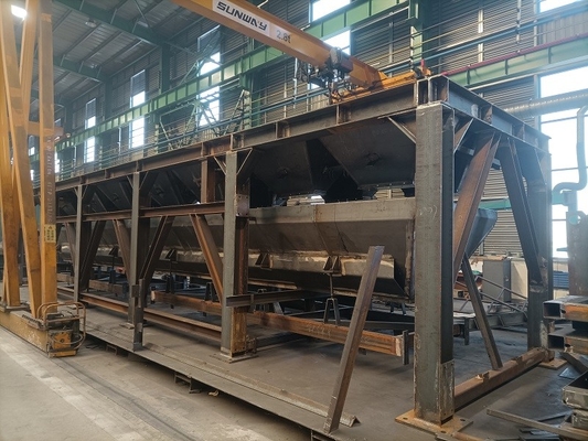 Industrial Q355B Steel Structure Hopper Customized Anti Static For Cement