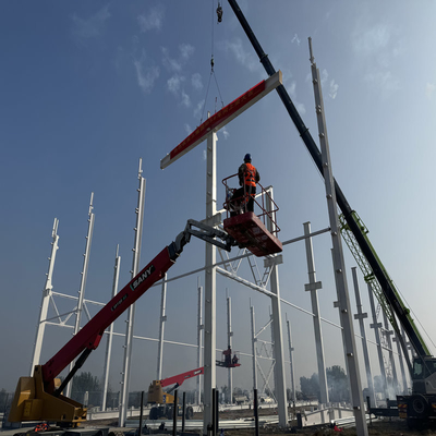 Q235B Q355B A36 S275 Steel Building Solutions for Workshop Warehouse Plant Structure Fabrication