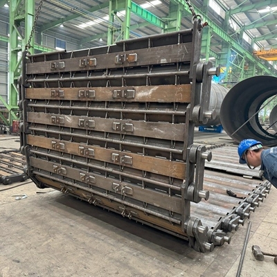 S355 S235 Industrial Steel Chain Plate Conveyor Belt Heavy Duty