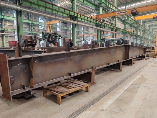 Weather Resistance Steel Warehouse Fabrication Customized ASTM A36 Material