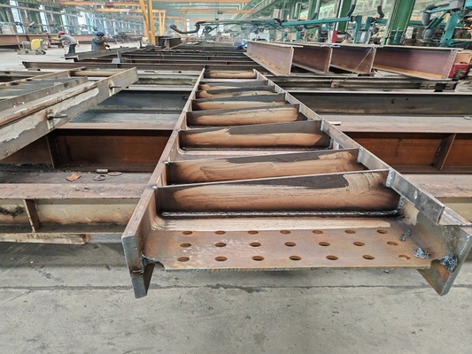 Weather Resistance Steel Warehouse Fabrication Customized ASTM A36 Material