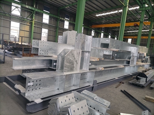 Industrial Boiler Support Steel Structure Fabrication Weather Resistant
