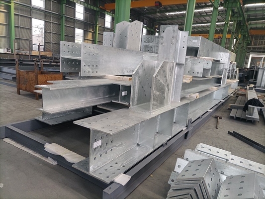 Industrial Boiler Support Steel Structure Fabrication Weather Resistant