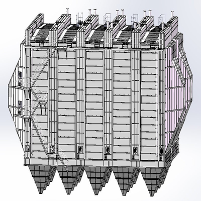 Custom Steel Structure Fabrication for Dust Collector Processing Electrostatic Precipitator