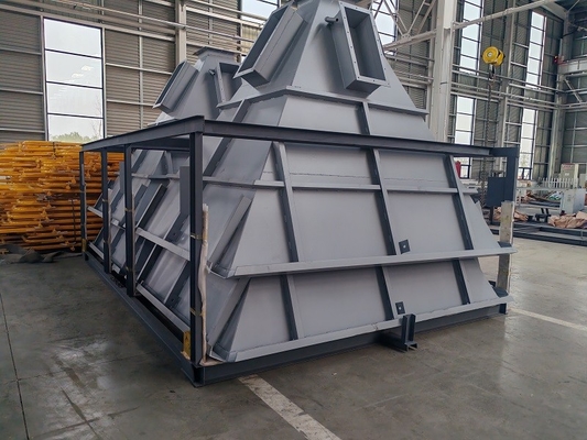 Heavy Duty Steel Dust Hopper For Industrial Baghouse Systems