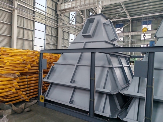 Heavy Duty Steel Dust Hopper For Industrial Baghouse Systems