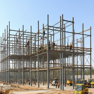 S355 S235 High Rise Steel Building Steel Stucture Solution Customized
