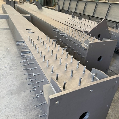 Customized High Rise Steel Building Solution Painted / Galvanized Surface