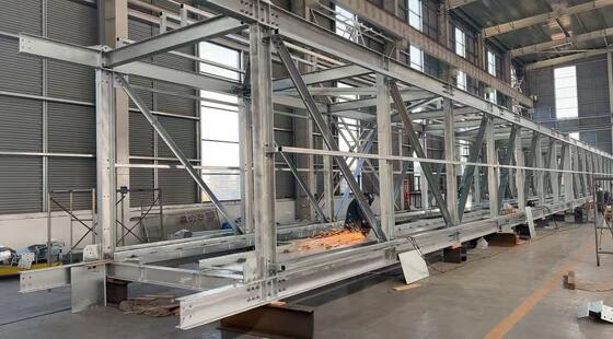Mexican belt conveyor gallery, EU-standard processing, pre-assembly, with errors controlled within 3mm