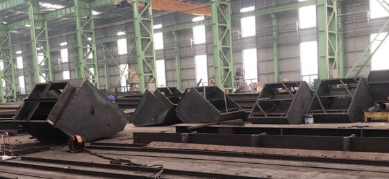 Reliable Unloading Hopper for Cement Crushing Stations with Q355 raw materials and European fabrication standard