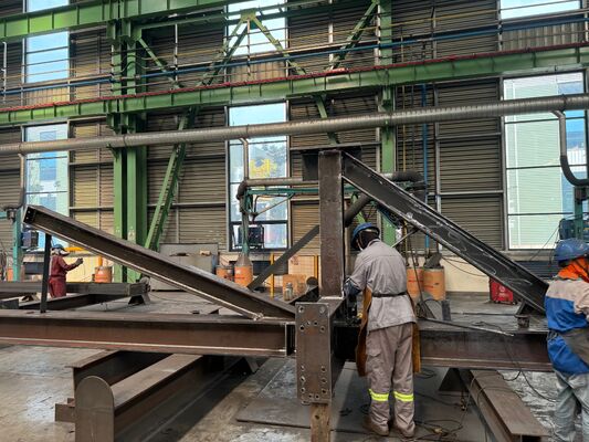 Boiler Supporting Rack with ASTM AISC Fabrication Standard and Fire Resistant, HDG Corrosion Resistant Standard