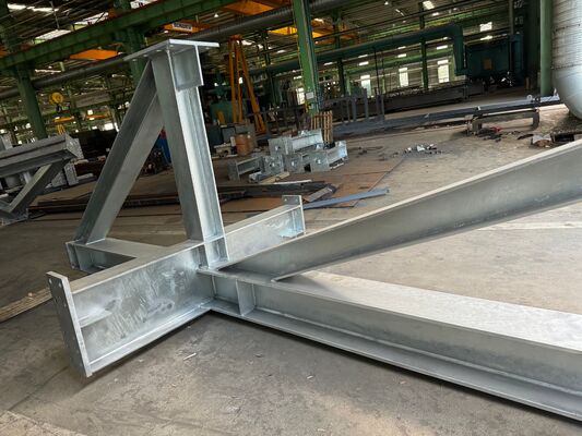 Boiler Supporting Rack with ASTM AISC Fabrication Standard and Fire Resistant, HDG Corrosion Resistant Standard