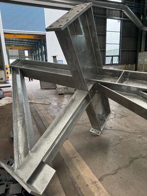 Boiler Supporting Rack with ASTM AISC Fabrication Standard and Fire Resistant, HDG Corrosion Resistant Standard